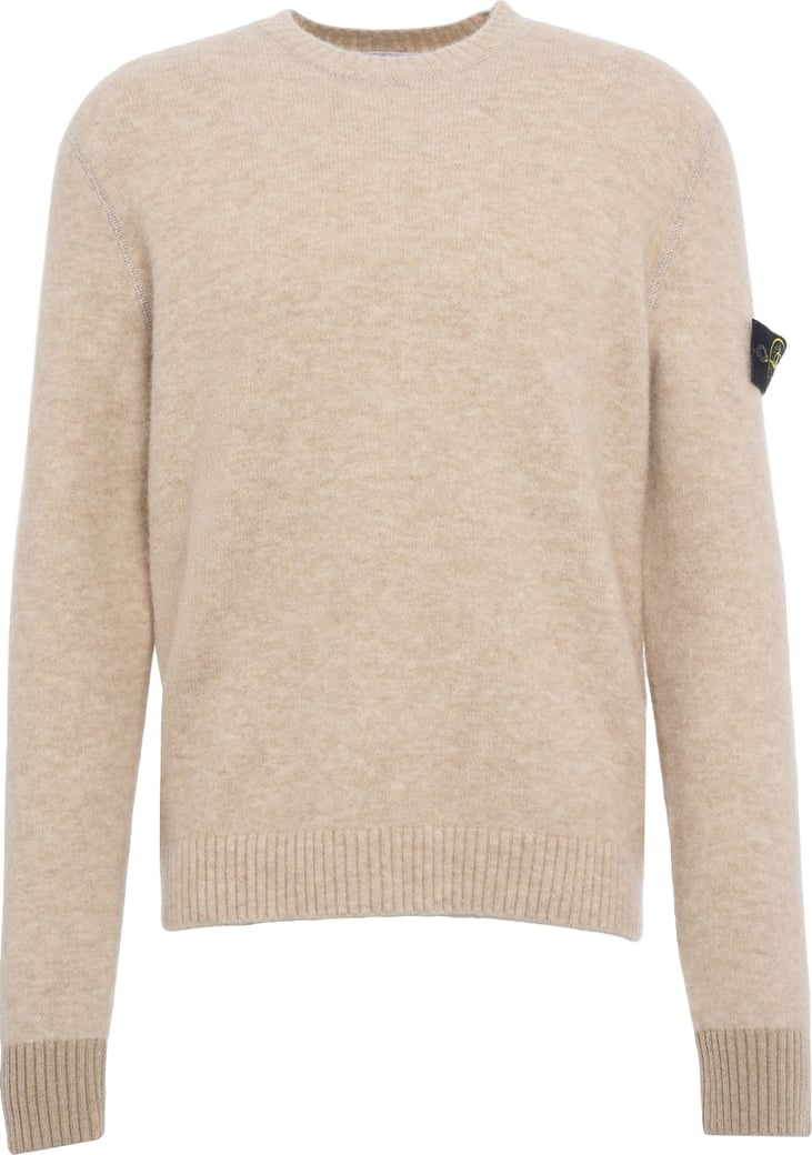 Alpaca bled sweater with logo ptach