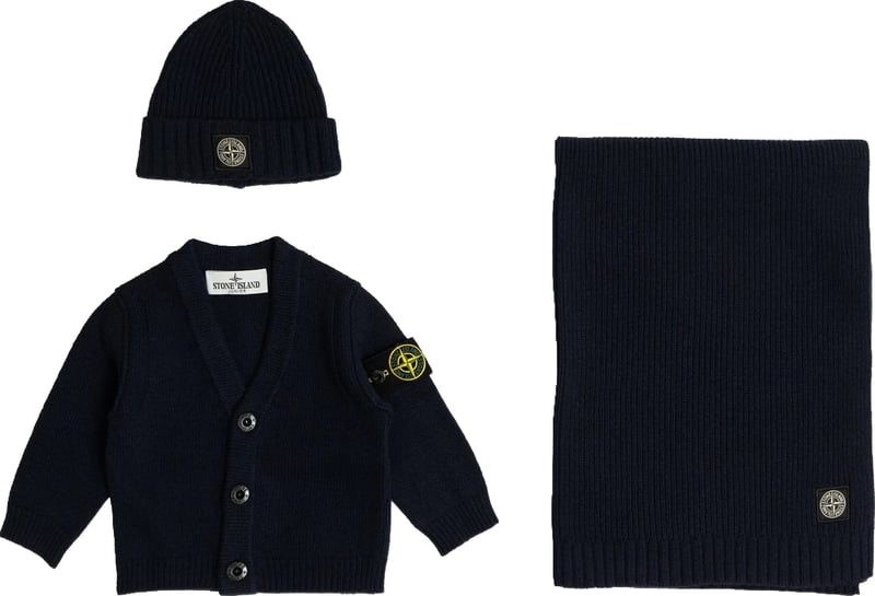 kit beanie cardigan coperta divers