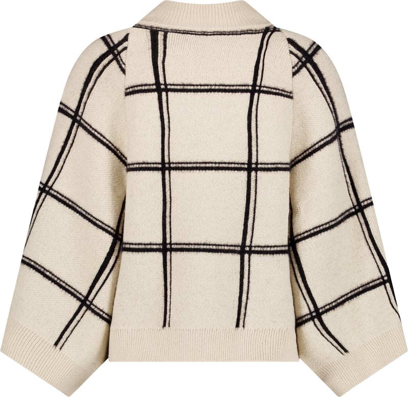 STUDIO ANNELOES - Cecile check pullover - 14324 - 1490 Kit/black