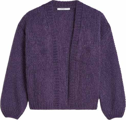 Summum - Oversized cardigan mohair blend knit - 7s5791-7956 - 572 Deep purple