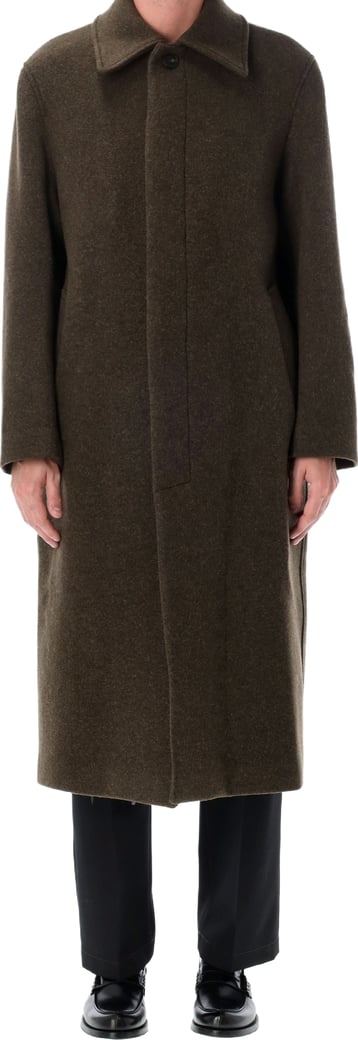 Singlebreast Coat Moss
