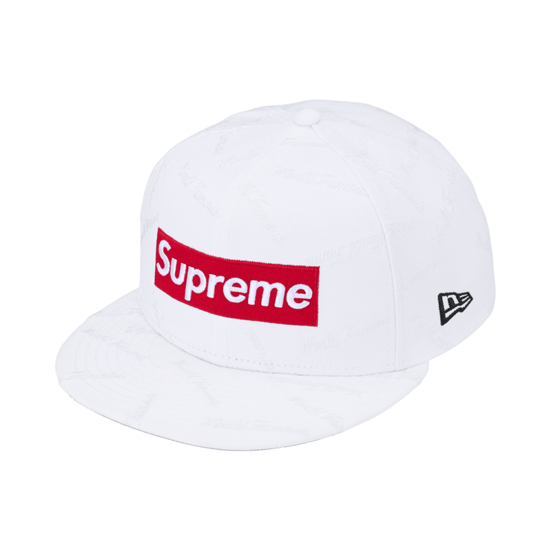 Supreme World Famous Box Logo New Era White