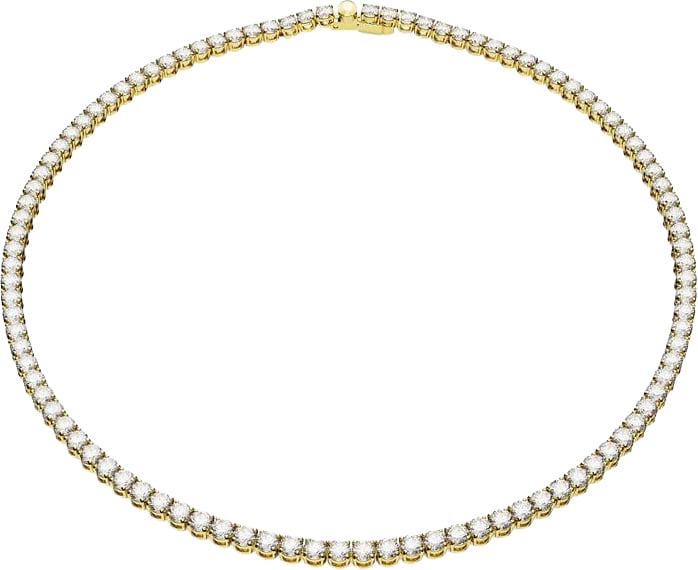 Swarovski Collier 5681795 Matrix Tennis Goudkleurig 3mm 41cm