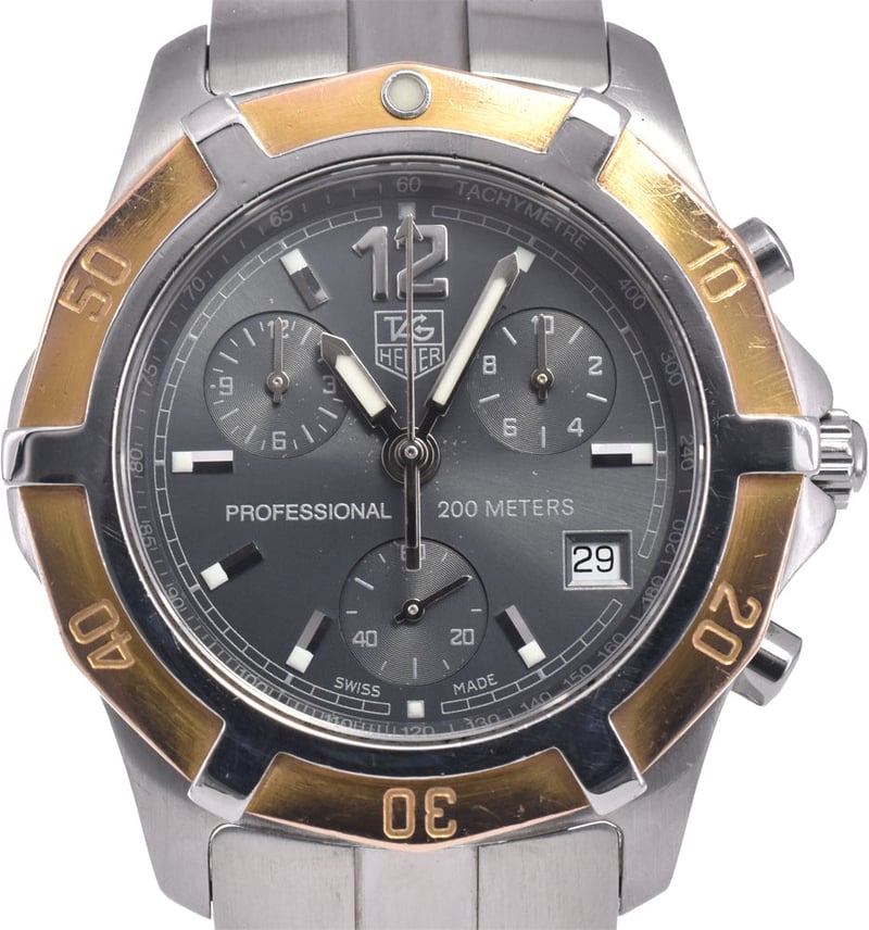 Tag Heuer Professional 200M Chronograph Quartz Stainless Steel 38