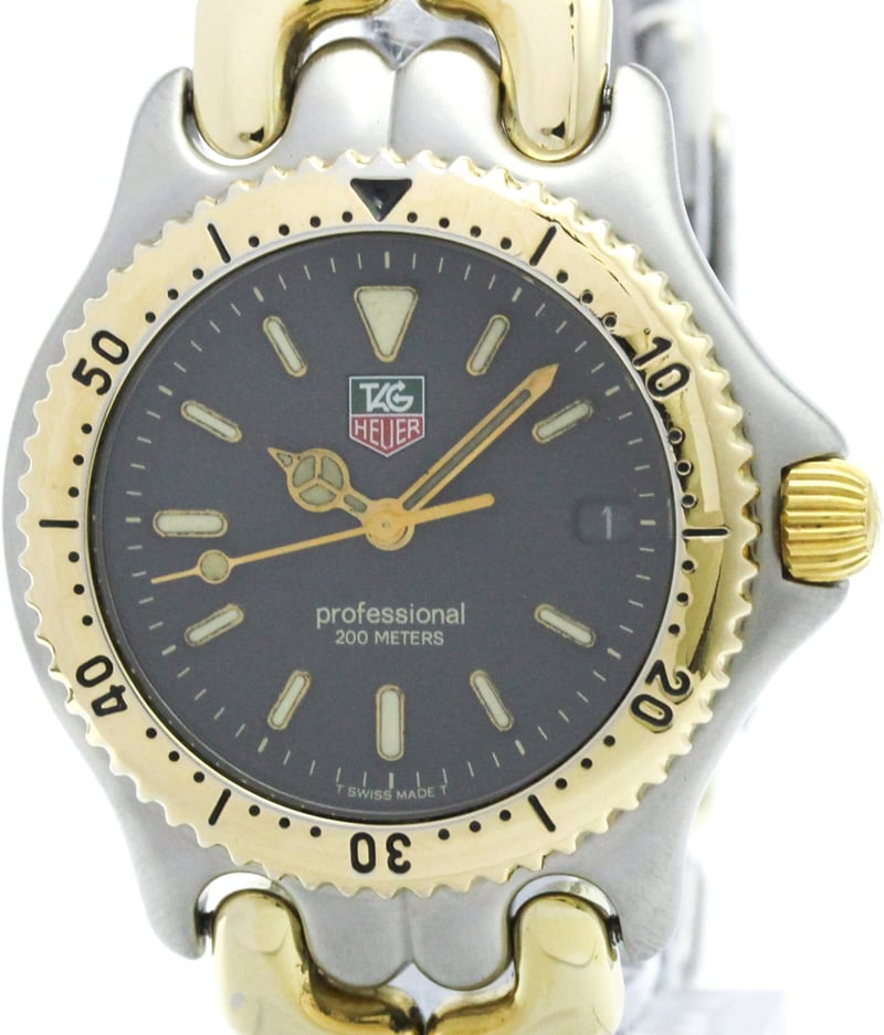 Tag Heuer Sel Professional 200M Quartz Stainless Steel and Gold Plated 34