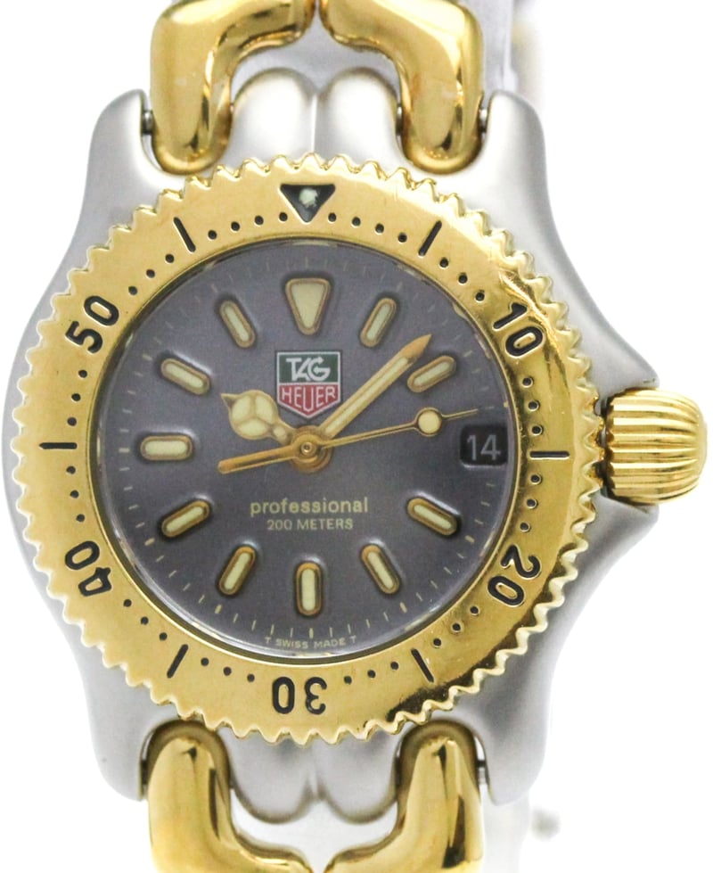 Tag Heuer Sel Professional 200M Quartz Stainless Steel and Gold Plated 24
