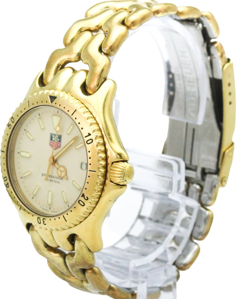 Tag Heuer Sel Professional 200M Quartz Stainless Steel and Gold Plated 38