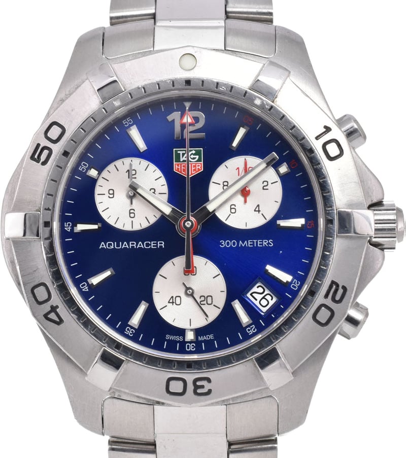 Tag Heuer Aquaracer Chronograph Quartz Stainless Steel 42