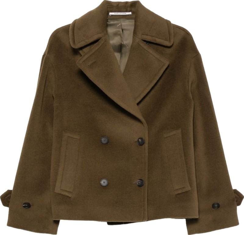 Tagliatore Sheila wool double-breasted coat