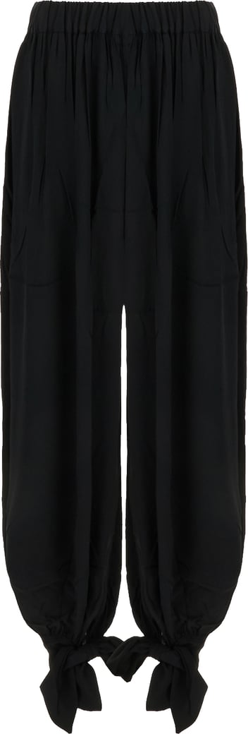 The Andamane Black acetate blend pants