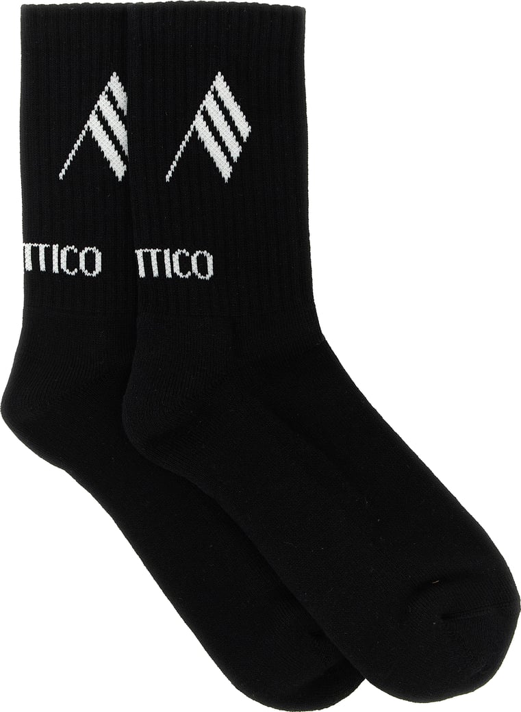 The Attico Bicolor Cotton Socks