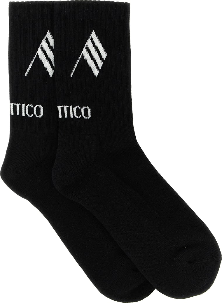 The Attico Logo Intarsia Socks