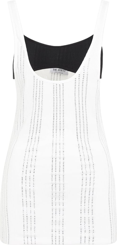 The Attico Flat Ribbed Jersey Tank Top