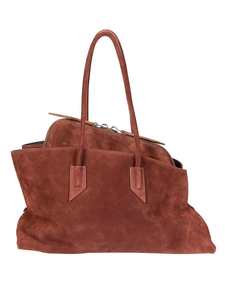 Brown La Passeggiata Suede Handbag