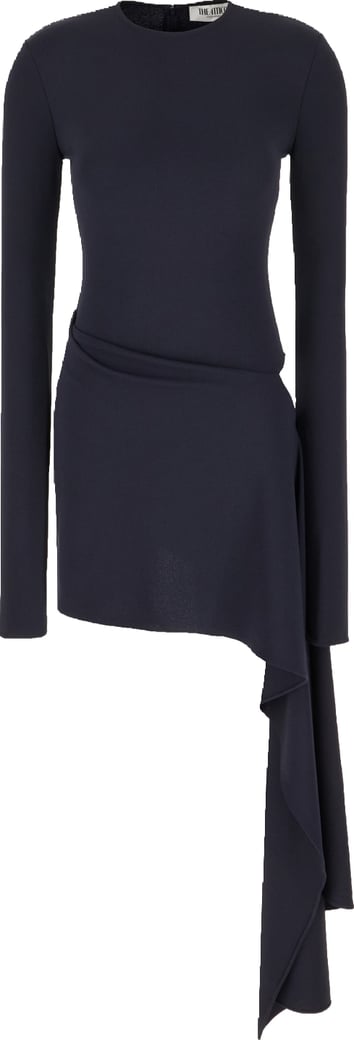 The Attico Navy blue polyester mini dress