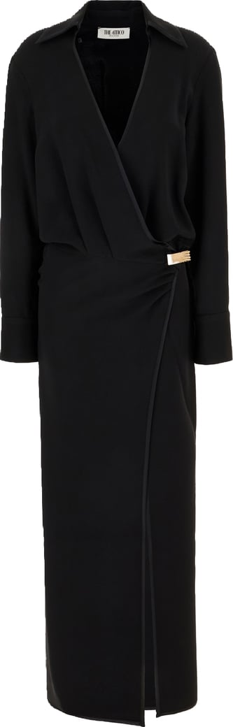 The Attico Black acetate and viscose dress