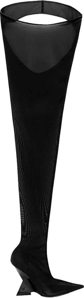 Cheopissima Thigh High 105 Mm Nylon Black
