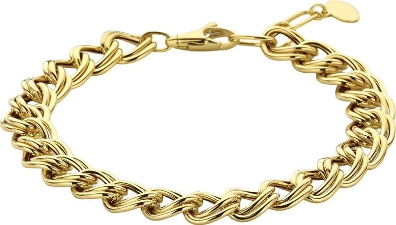THOB Armband 40.36526 14k Geelgoud Gourmette 8mm 17-19cm