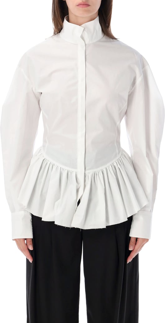 Elaine Shirt Popeline Bianco