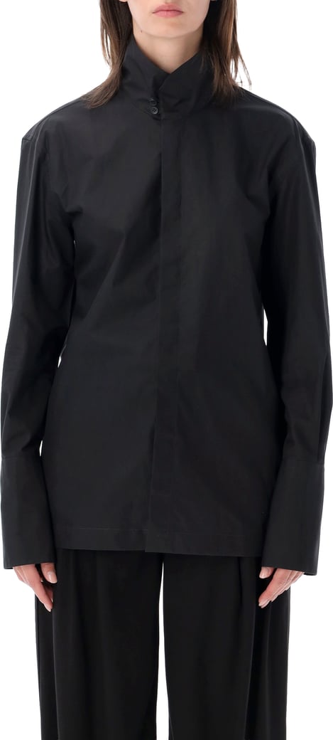 Edith Shirt Popeline Nero