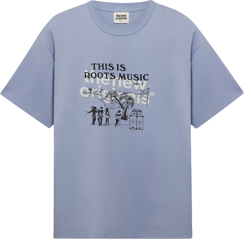Roots Music Tee | Lush Blue