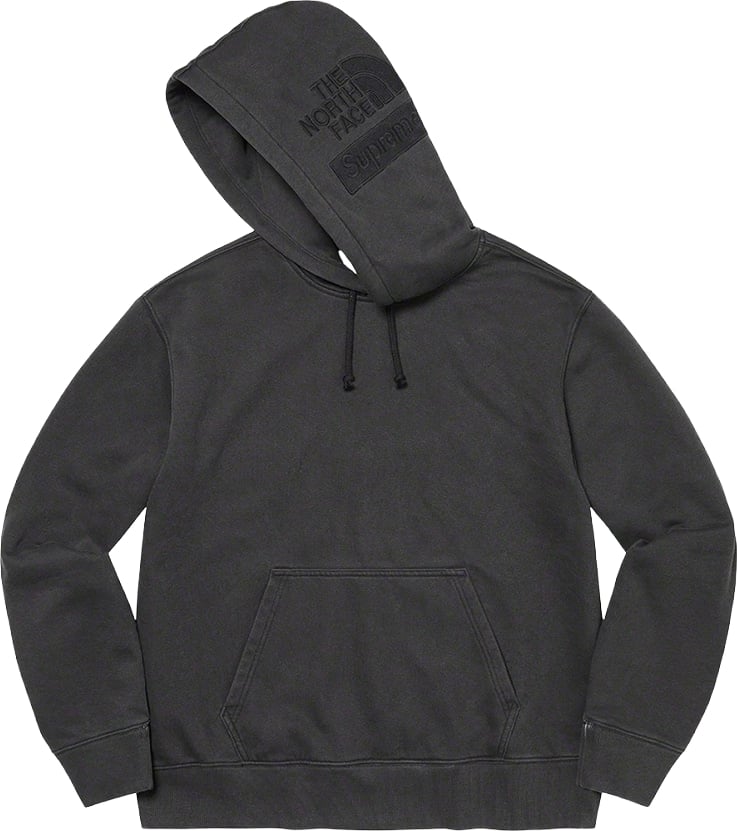 Supreme x The North Face Pigment Printed Hooded Sweatshirt 'Black' Size M (ARCHIVE)