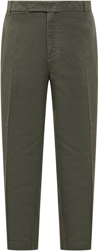 Thom Browne Pantaloni Verde Oliva in Cotone