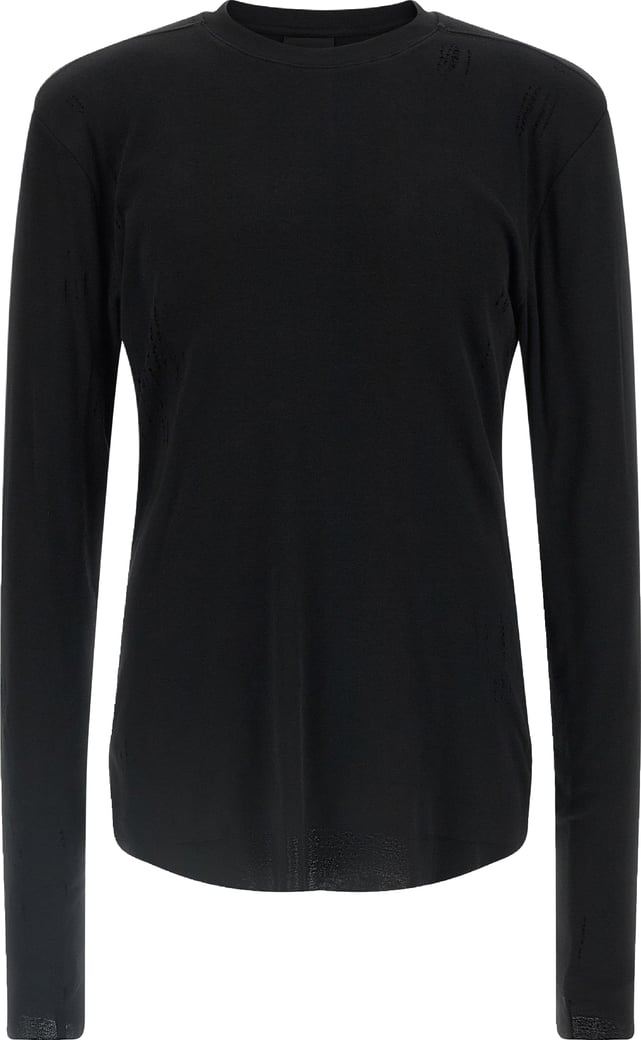 Thom Krom Black Cotton T-Shirt