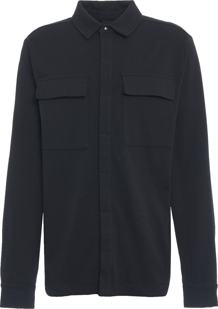 Shirt with chest flap pockets