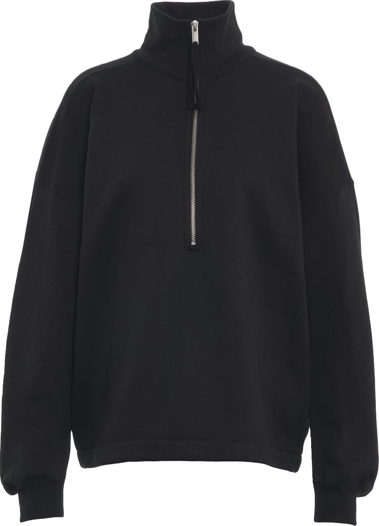 High collar sweatshirt