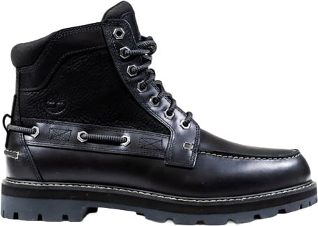 Timberland Black Leather Lace-Up Boots
