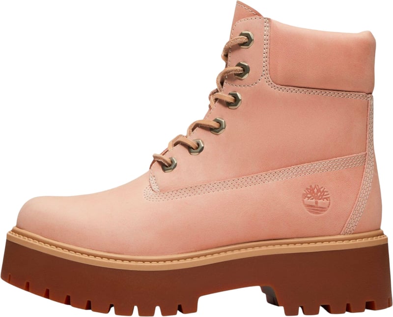 Stivali Stone Street 6 Inch Lace Up Light Pink Full Grain