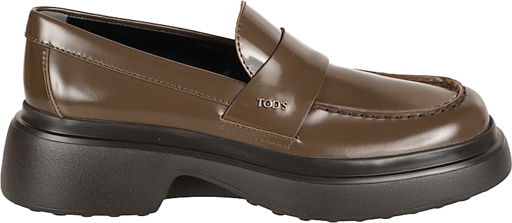 Sole Loafers In Brushed Calfskin
