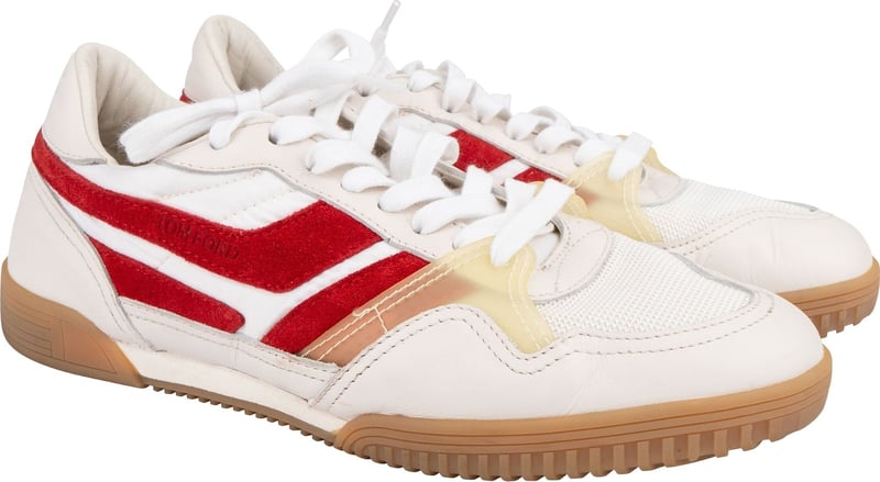 Tom Ford Tricolor Cambridge Low-Top Sneaker Sneakers (41)