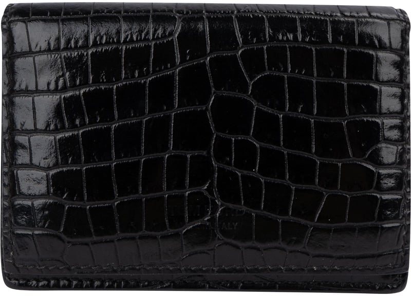 Tom Ford Embossed Alligator Leather Bi-fold Wallet