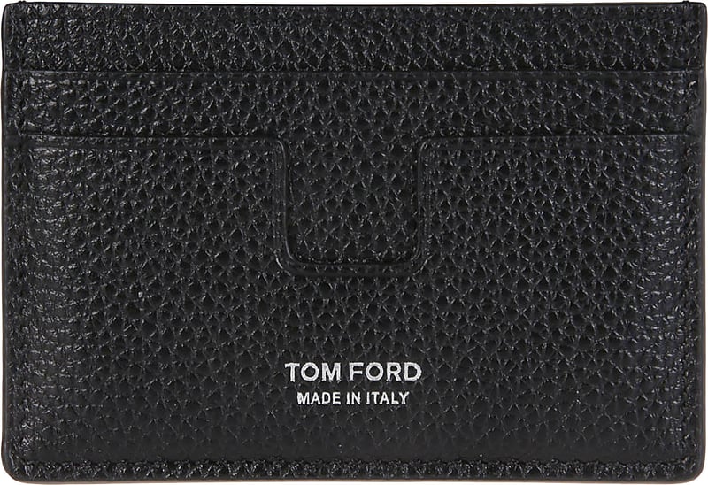 T Line Classic Credit Card Holder Black