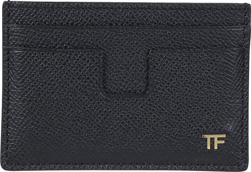 T Line Classic Credit Card Holder Black