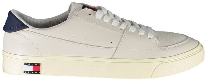 Tommy Hilfiger White Leather Men Sneaker