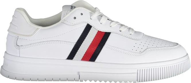 Tommy Hilfiger White Leather Men Sneaker
