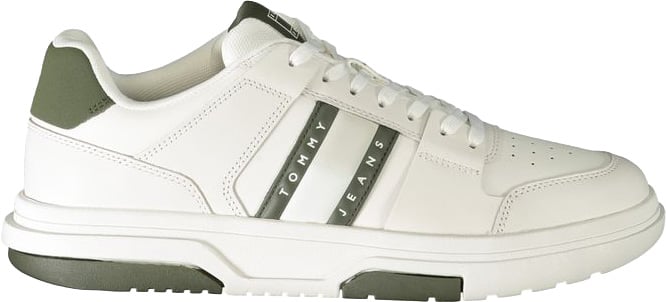 Tommy Hilfiger White Polyethylene Men Sneaker