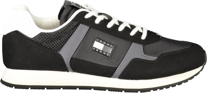 Tommy Hilfiger Nero Polyurethane Men Sneaker