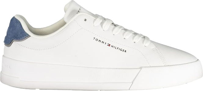 Tommy Hilfiger White Polyurethane Men's Sneaker