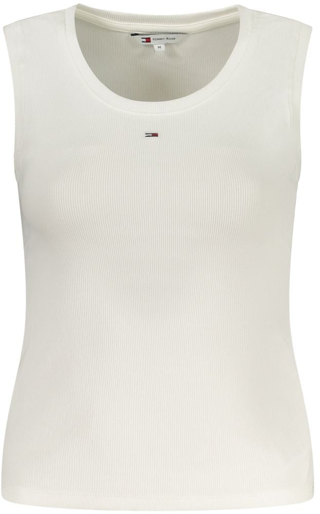 Tommy Hilfiger Bianco Cotton Women Tank Top