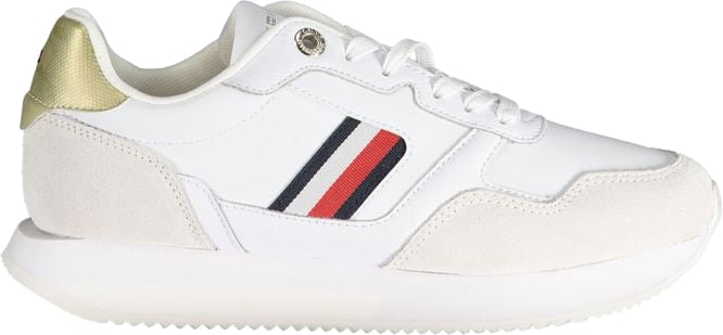 Tommy Hilfiger White Leather Women Sneaker