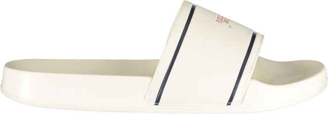 Tommy Hilfiger White Polyurethane Women's Slipper