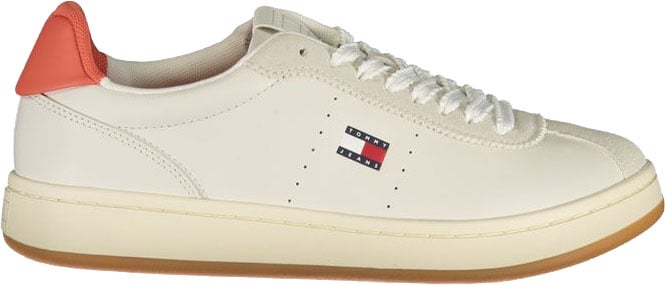 Tommy Hilfiger Beige Polyurethane Women's Sneaker