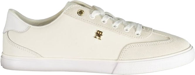 Tommy Hilfiger White Polyurethane Women's Sneaker