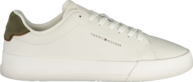 Tommy Hilfiger White Polyurethane Men Sneaker
