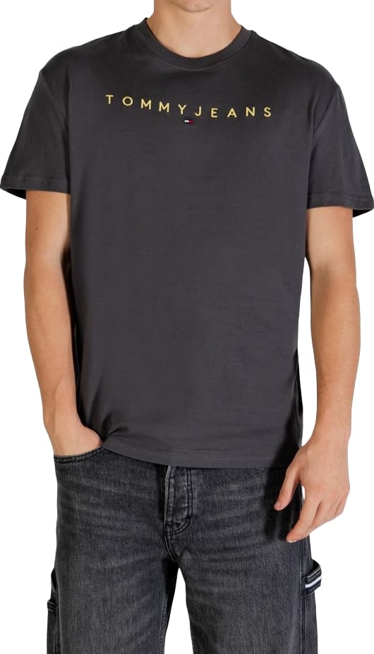 Tommy Hilfiger Jeans Gray Recycled Cotton T-Shirt
