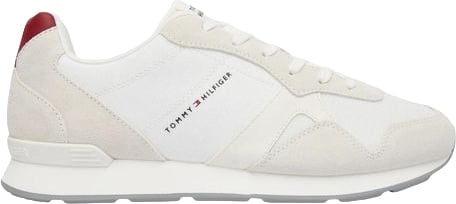 Tommy Hilfiger White Recycled Polyester Low Top Sneakers